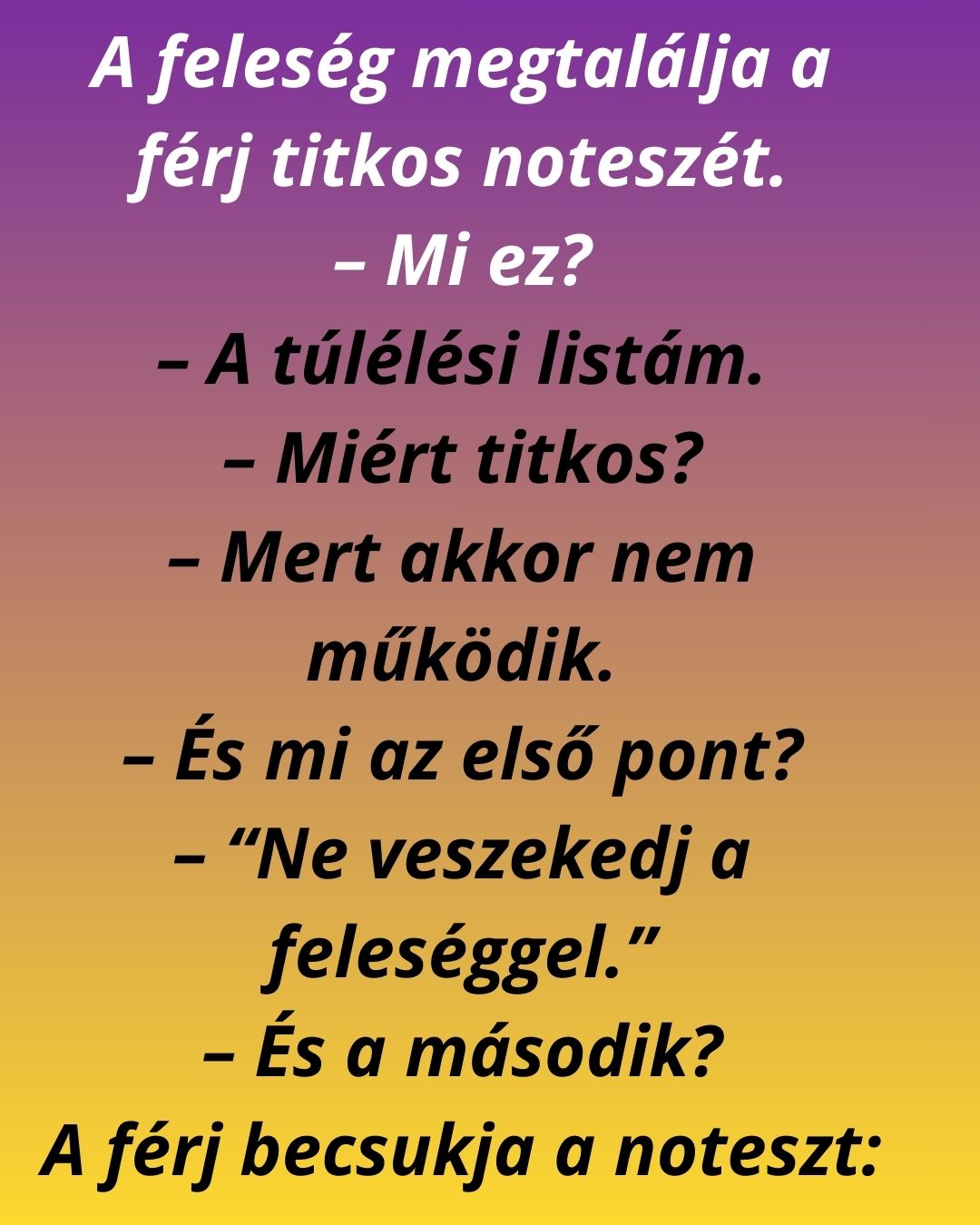 a feles&eacute;g megtal&aacute;lja