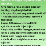 A nyuszika húsvét előtt kint ül az udvaron, és nagy szorgalommal festi a tojásokat. nyuszi fest