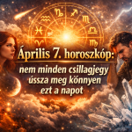 Április 7. horoszkóp: nem minden csillagjegy ússza meg könnyen ezt a napot horoszkóp