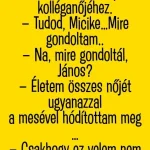 Vicc: A férfi odalép a csinos kolléganőjéhez Vicc-A-ferfi-odalep-a-csinos-kolleganojehez